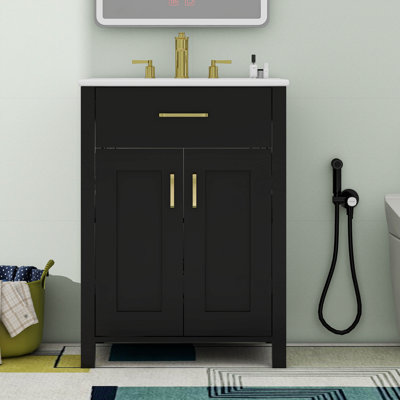 Ensemble de meuble-lavabo 24 po avec lavabo en céramique