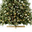 Lighted Artificial Christmas Tree with Snow Effect PVC/PE Pine Christmas Tree Realistic with Base-1177680599-1177680603