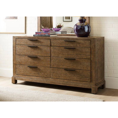 Kaziyah Solid Wood 68'' W 8 - Drawer Dresser