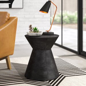 Irmalinda Ceramic Drum End Table