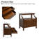Areebe 2 - Drawer Nightstand with Pull-Out Storage Tray  and Built-In Outlets