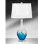 Lampe de table en verre USB