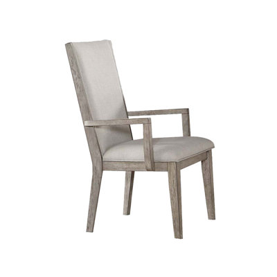 Chaise avec accoudoirs en tissu Rocky (ensemble de 2)