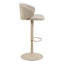 Saaba Swivel Upholstered Adjustable Height Counter Stool