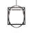1 - Light Black LED Geometric Pendant-86012532