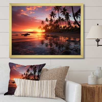 Hawaii Hawaiian Sunrise - Art mural d'Hawaï