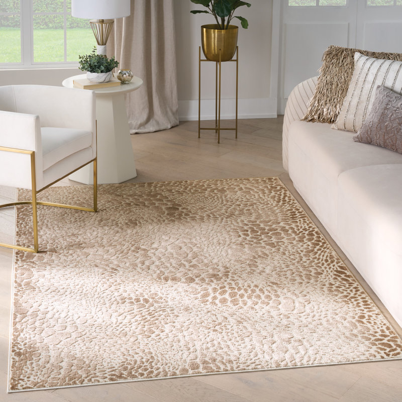 Tapis d'intérieur moderne argent Mercer41 Danijah, Rectangle 3 pi 11 po x 5 pi 11 po