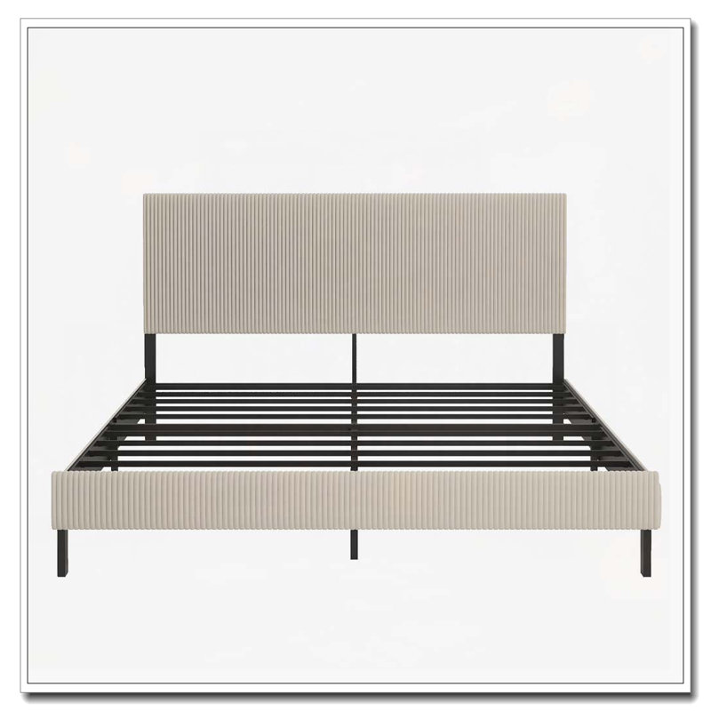 Lit plateforme tapissier
