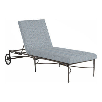 Chaise longue en aluminium Roma