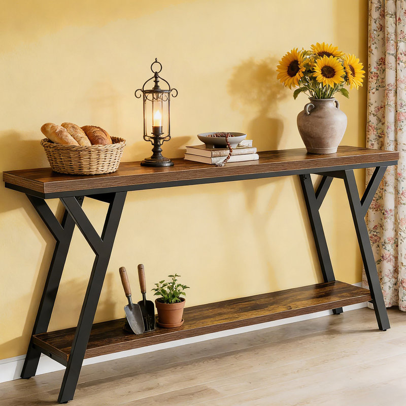 Couch Table,2-Tier Console Table,Sofa Table Couch