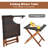 Tilbury Outdoor Chaise Lounge with Table