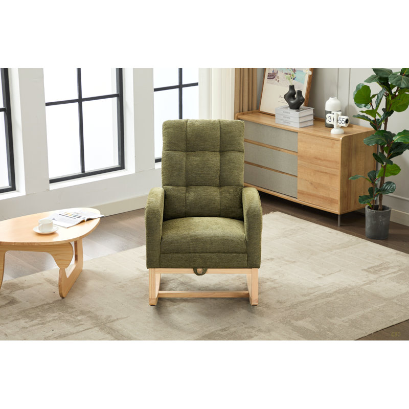 Chaise berçante Modern, Vert