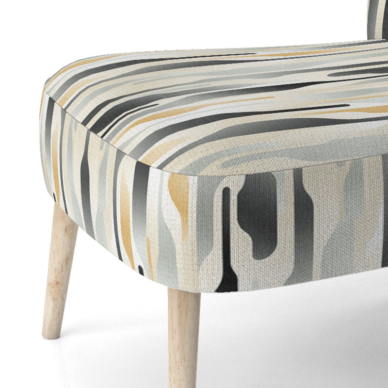 Neutral Space II - Chaise d'appoint rembourrée moderne et contemporaine