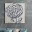 « indigo floral on lin iii », reproduction de peinture sur toile tendue-866068769