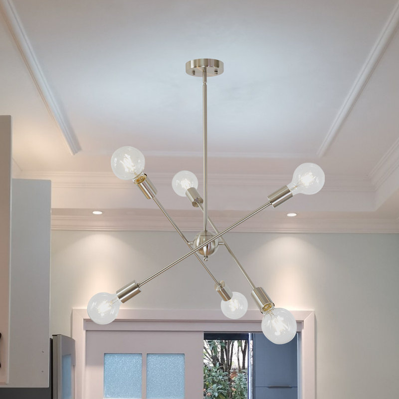 Lustre sphérique spoutnik 6 lumières Hairston