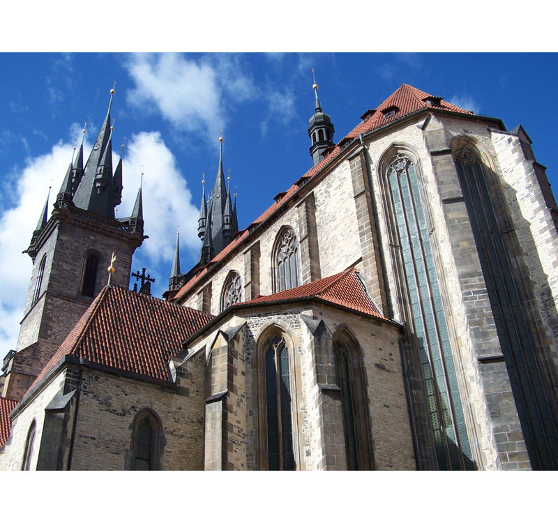 Église Notre-Dame, Prague, H 14 po x l 18 po