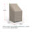 Miguel Stack Water Resistant Patio Chair Covers