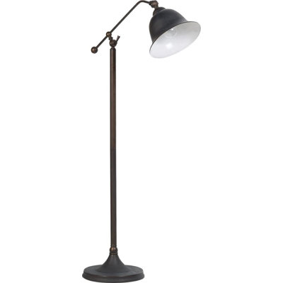 Jelynn 60'' Bronze Task Floor Lamp
