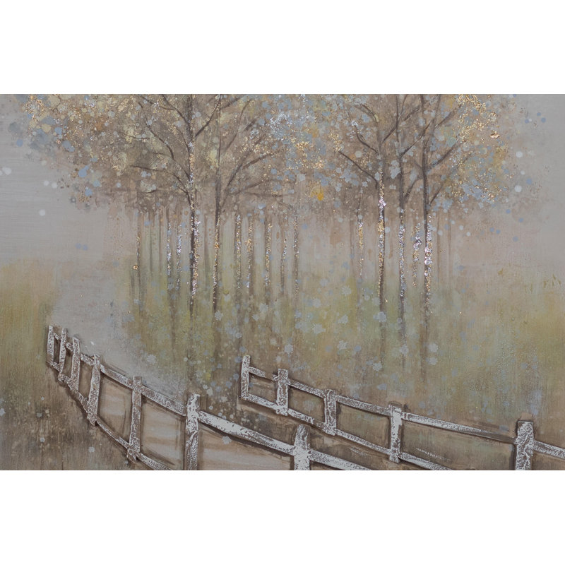 Secret Path Hand -Painted Acrylic Painting