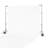 Backdrop Stand, 10 x 10 ft Adjustable Photo Backdrop Stand Kit, Portable Background Backdrop Stand with 4 Crossbars, Heavy Duty Projector Screen Stand, for Wedding, Photo Video Studio & Party