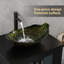 21.7" Stained Glass Bathroom Vessel Sink VS109GN