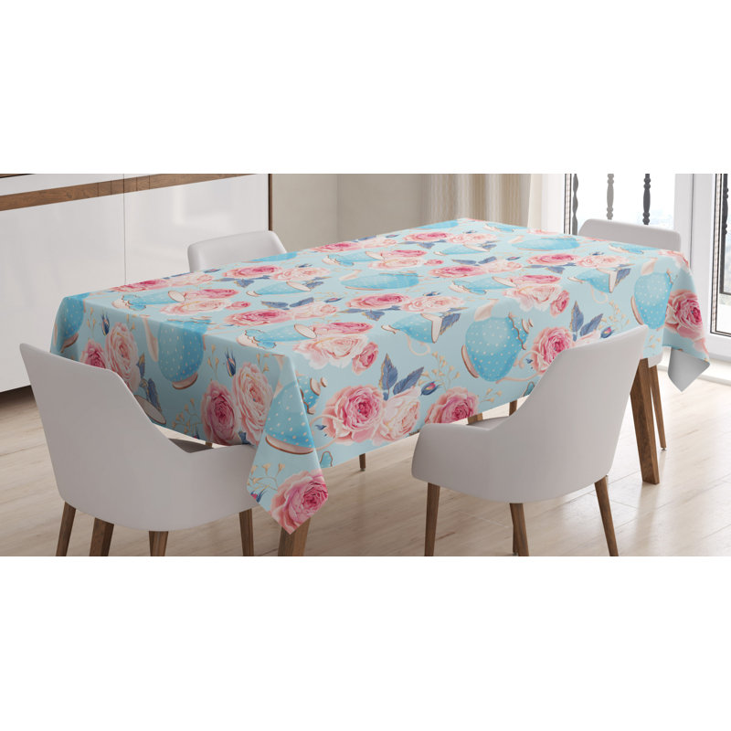 Floral Tablecloth, 84" L x 60" W