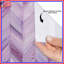 Rideaux de douche mauve à motif de chevrons très longs-752454609