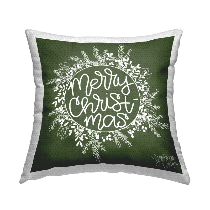 Coussin Merry Christmas Holiday