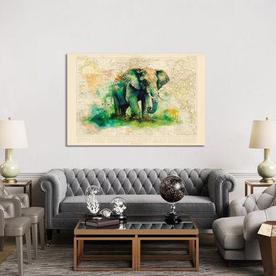 Elephant by TOMADEE - Gallery-Wrapped Canvas Giclée on Canvas
