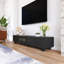Meuble télé pour téléviseur de 80 po ou moins Avec tiroirs et armoire-701279148