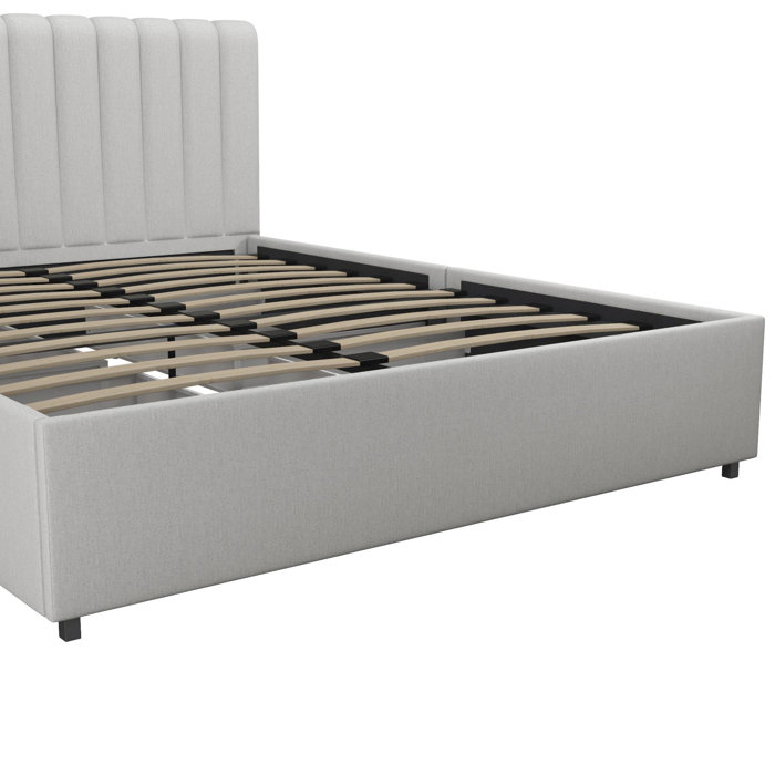Novogratz Brittany Upholstered Platform Storage Bed & Reviews | Wayfair