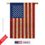 Drapeau de jardin en polyester à 2 côtés étoile-18887004