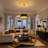 Ether 3-Light Black & Gold Chandelier with Adjustable Suspension for Dining Spaces
