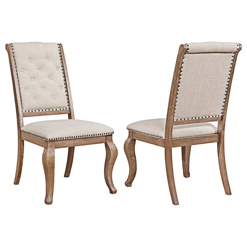 Chaise d'appoint rembourrée Upholstery, Marron clair