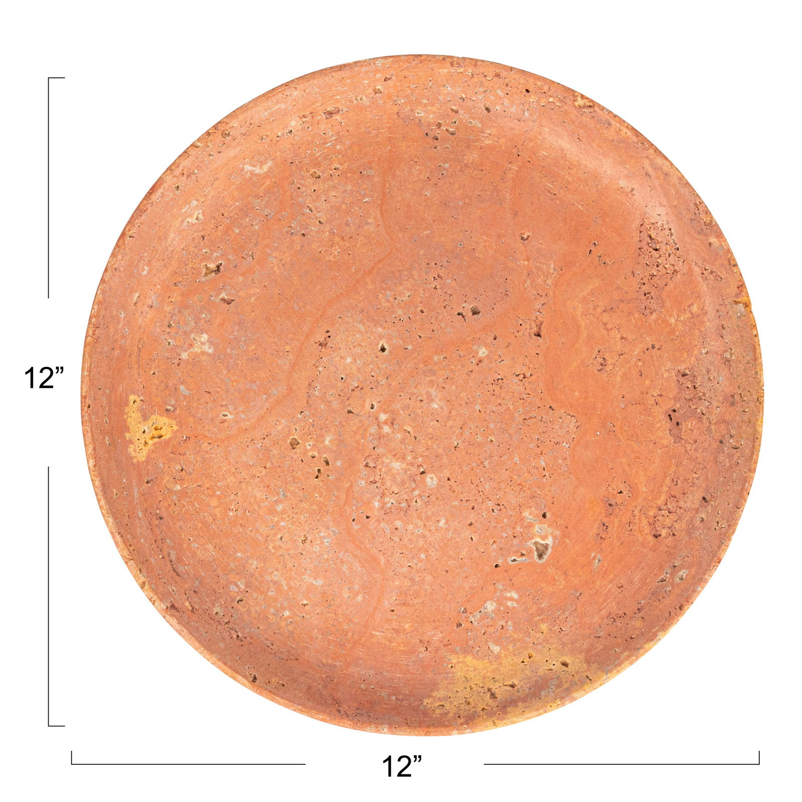 Travertine Elegance Food Tray