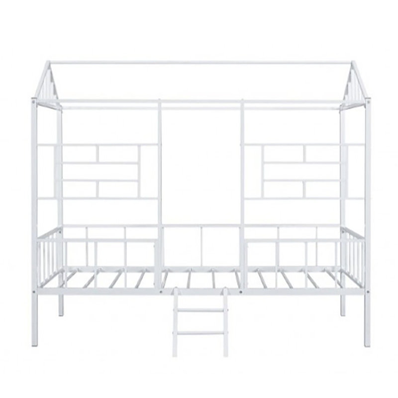 Lit mezzanine simple Pooall, Blanc