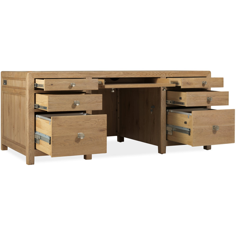 Driftwood Executive Desk, Natural