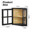 Armoire de rangement en bambou à double couche, boîte à pain de comptoir et organisateur polyvalent pour cuisine, garde-manger-305782944