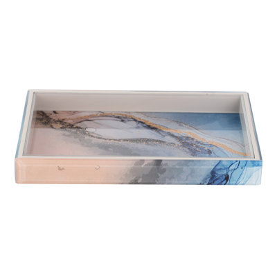 Glass Decorative Tray