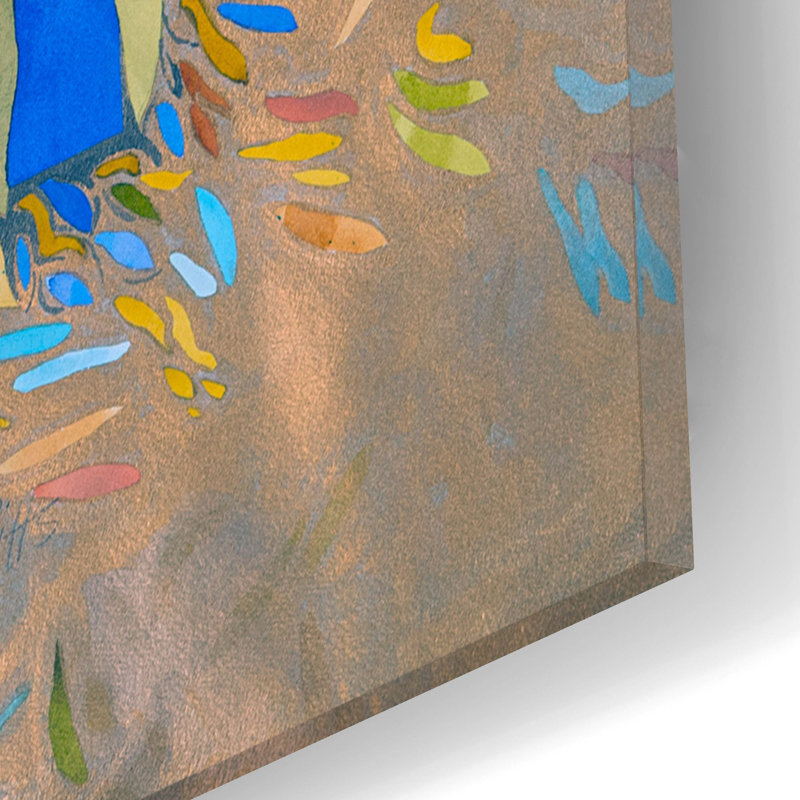 «Golden Flower» par Sharon Pitts, art mural en verre acrylique, H 12 po x l 12 po x P 0,13 po