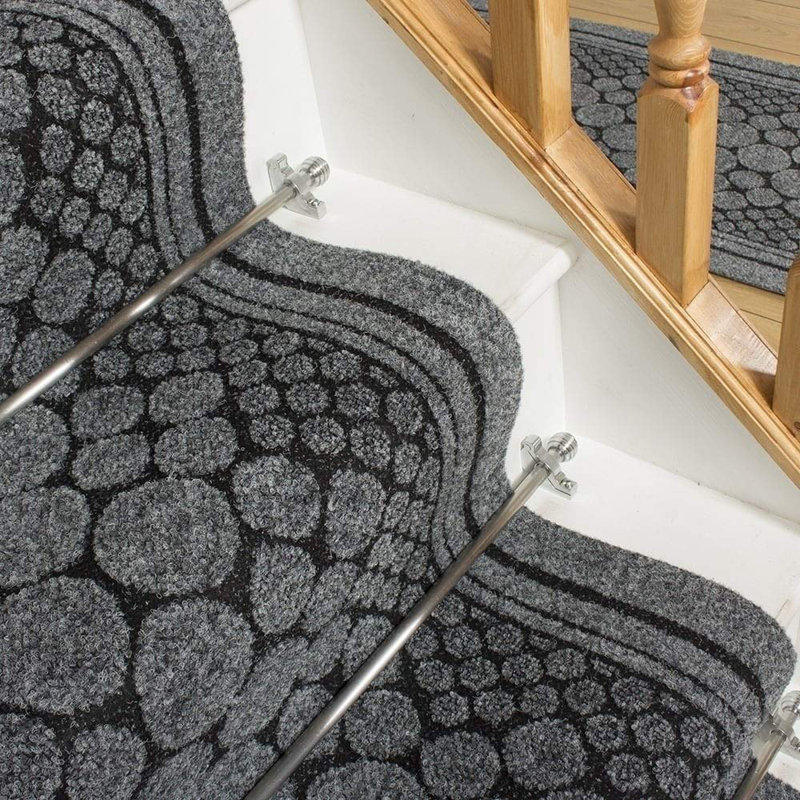 Abel Machine Woven Grey Indoor Rug, Runner 66 x 450cm