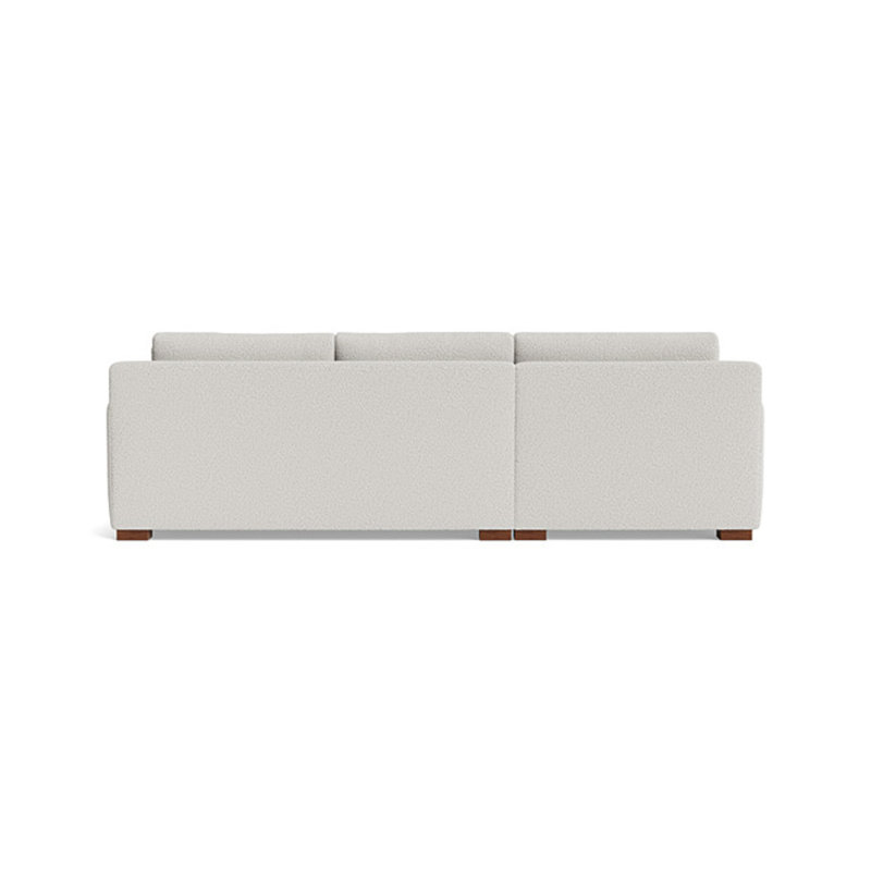 Catalina Chaise Sectional, Performance Weave - Carrot, Right Hand Facing