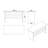 Modern Office Furniture Set, White - Desk (55.1 x 28.9 x 23.6 in) & Coffee Table (23.6 x 18.2 x 19.3 in) | 100% Melamine Coated Particle Board, 0.71 in Thickness | Stylish & Functional for Home Office & Study Spaces-1480820251