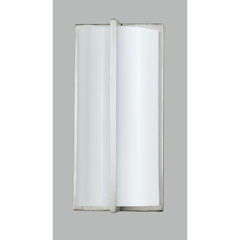 Applique murale Simmi en acier brossé, bras articulé, hauteur 31,1 cm (12,25 po).
