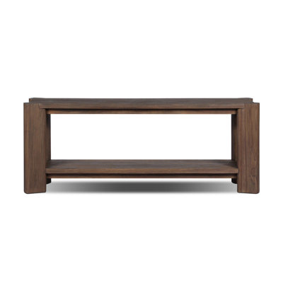 Soho Outdoor Console Table-Stained Saddle Brown