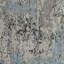 Tapis décoratif bleu en laine noué à la main annastaziah-1505514012