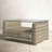Whitley Rectangular Metal Outdoor Coffee Table , 39.5'' in. W 26.25'' in. D