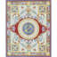 Hand-Knotted High-Quality Ivory and Blue Area Rug