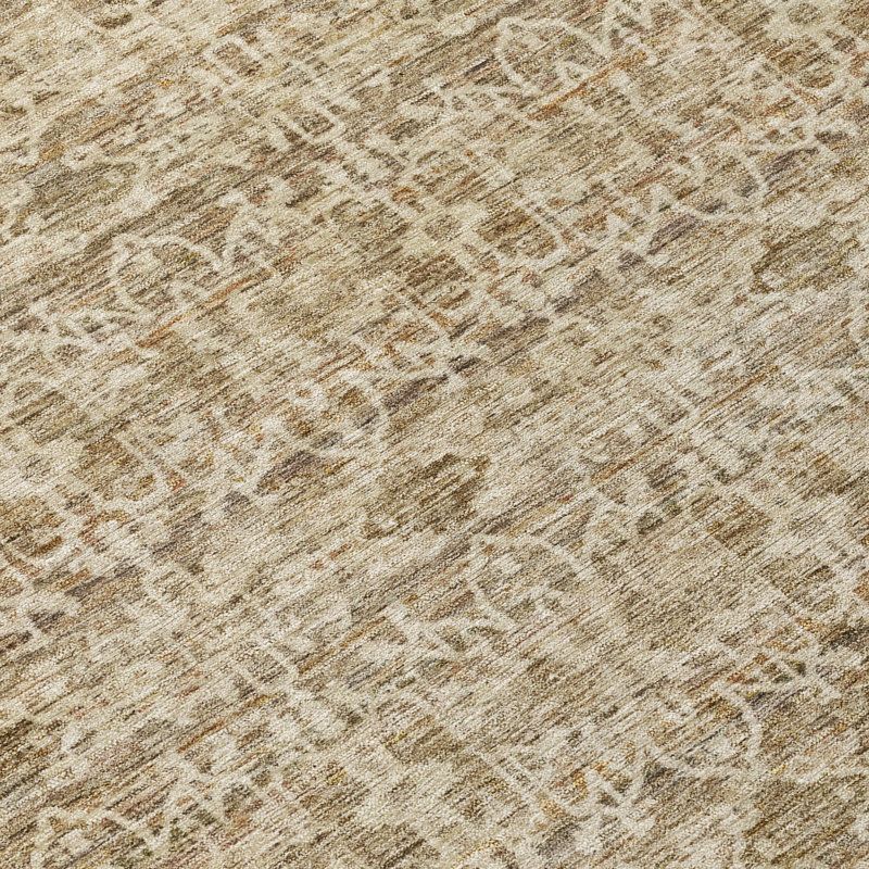 Machine Washable Indoor/Outdoor Colman ACN2152 Striped Rug, Rectangle 1'8" x 2'6"