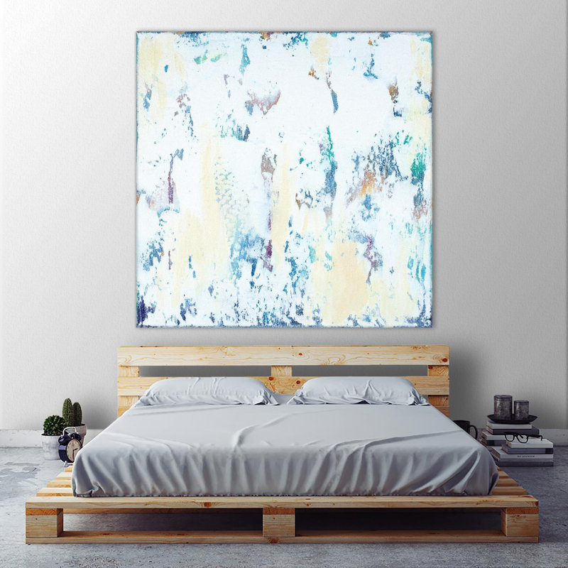 «Through The Clouds», reproduction d'art sur toile géante 72 po x 72 po, H 72 po x l 72 po x P 1,5 po